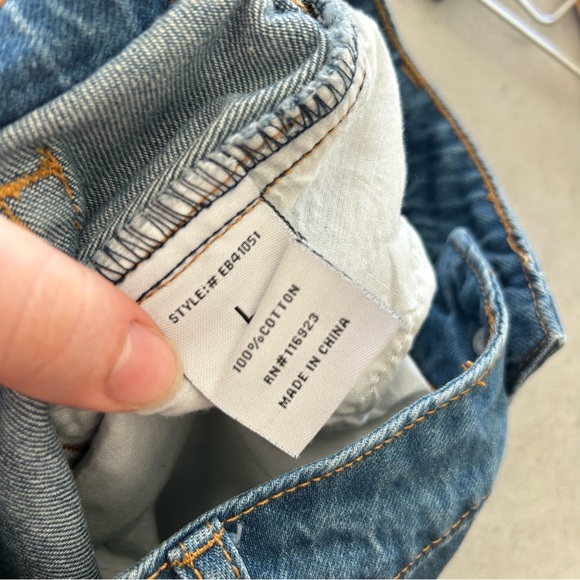 NWT Easel Patchwork Flare Highrise Jeans Western Country Bohemian Southern L - Picture 10 of 11